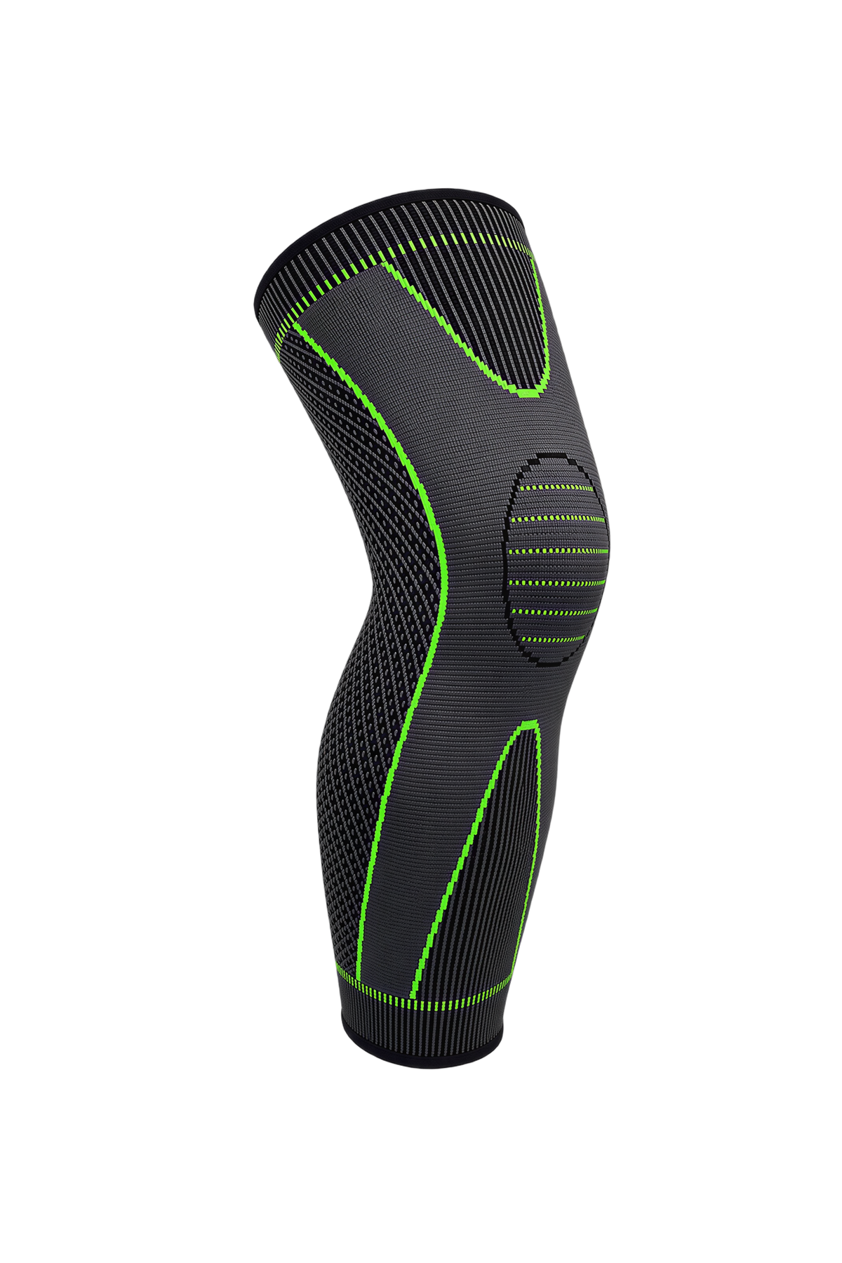 Bendwise Full-Leg Sleeve in black with green accents
